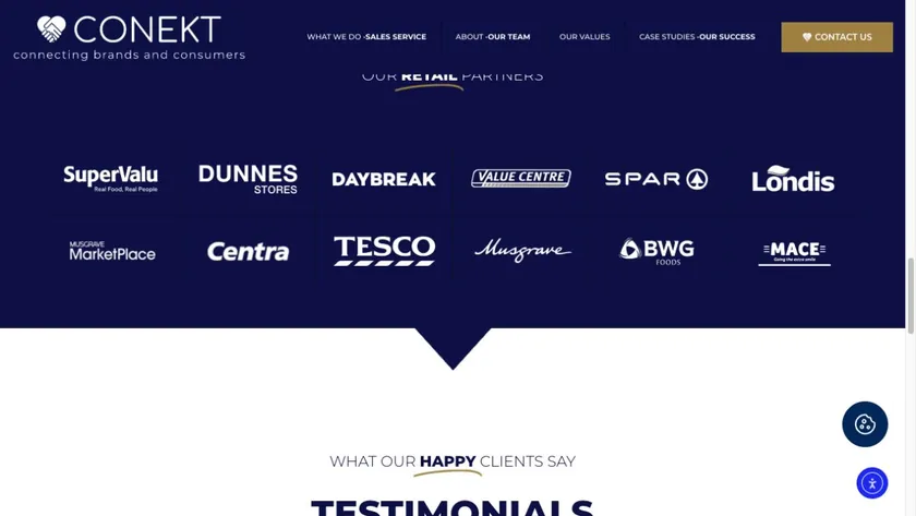 Conekt — Retail partners and the wider distribution network.