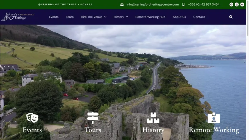 Carlingford Heritage Centre — Website homepage